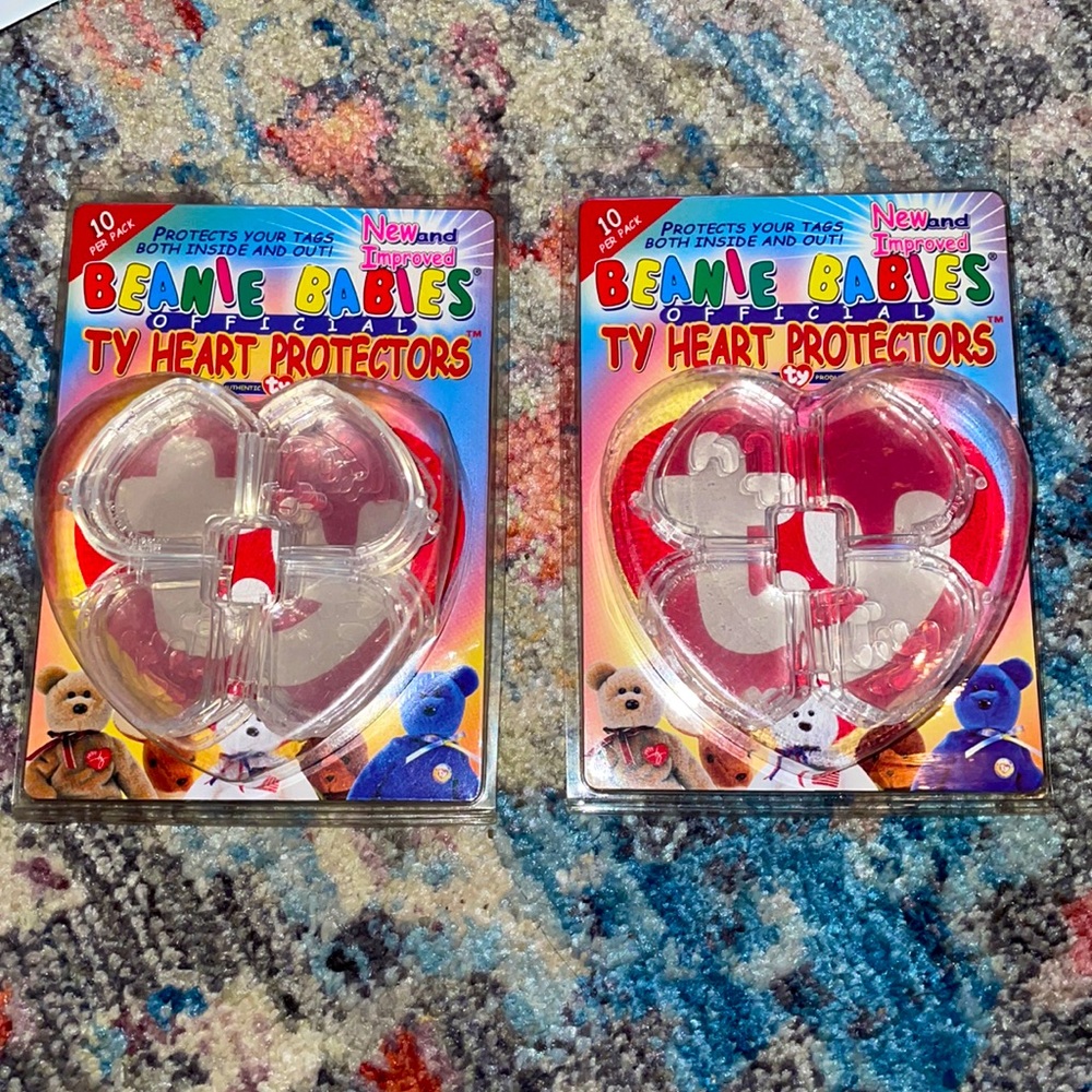 Official Beanie Babies Ty Heart Protectors